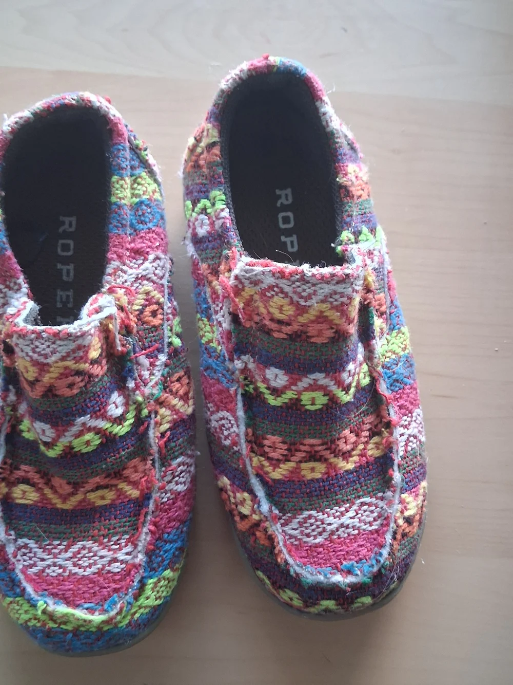 Roper Kids Multi-Color Slip-On Casual Loafers